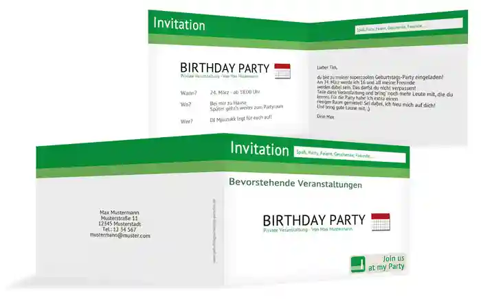 Geburtstagseinladung Gefällt mir!