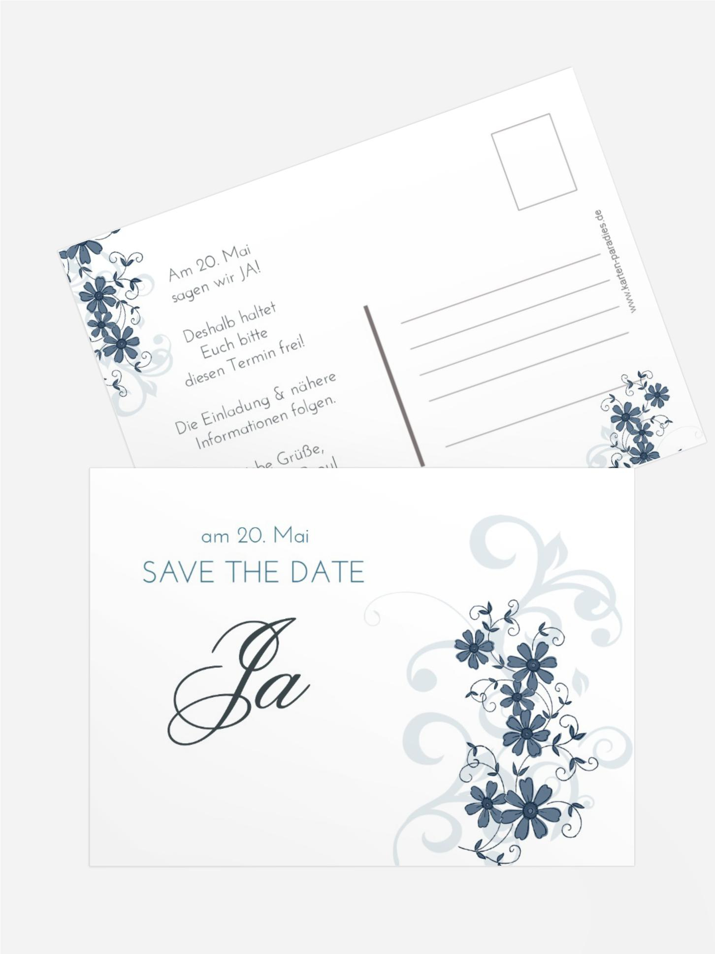 Save the Date Karte » Ranke