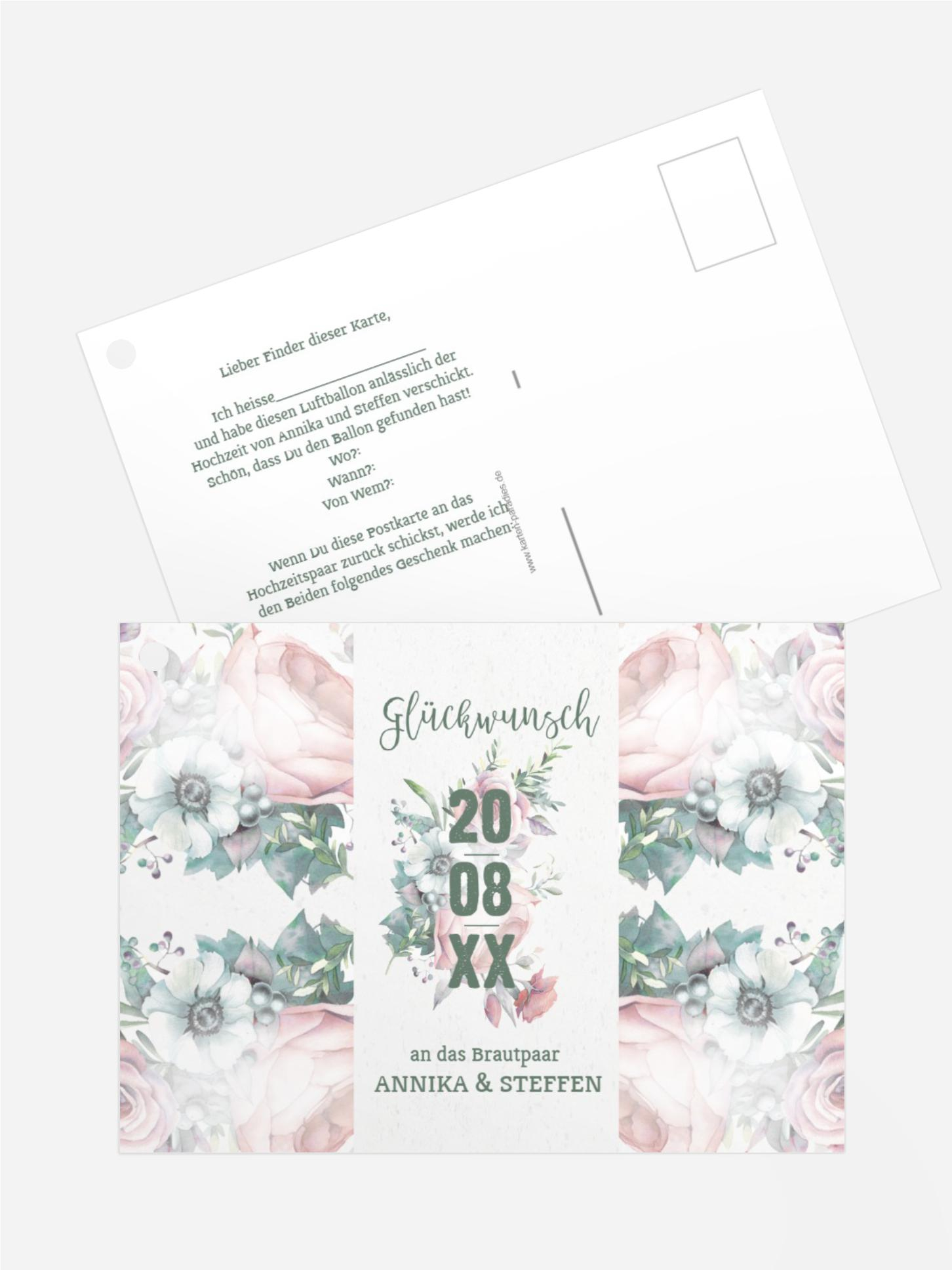 Ballonflugkarte Verträumt