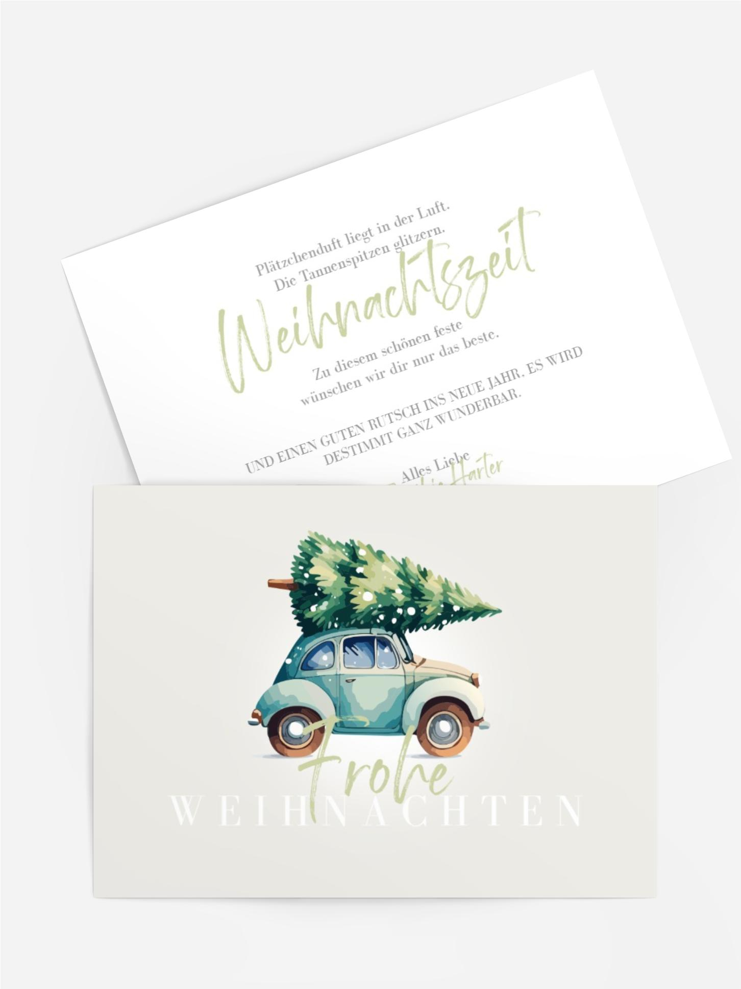 Grußkarte Weihnachten Urlaubsreise Grußkarte Weihnachten Urlaubsreise