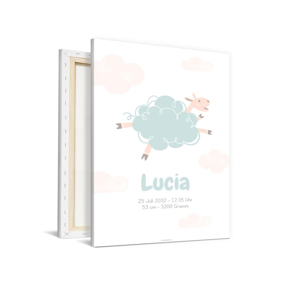 Wandbilder Baby Kleines Lamm