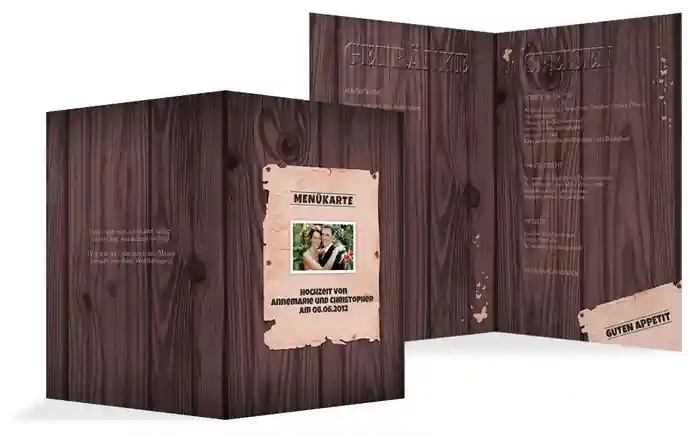 Menükarte Steckbrief