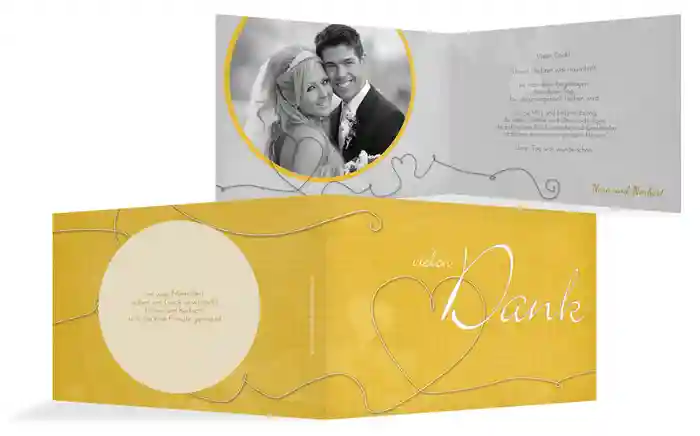 Dankeskarte ewiges Band