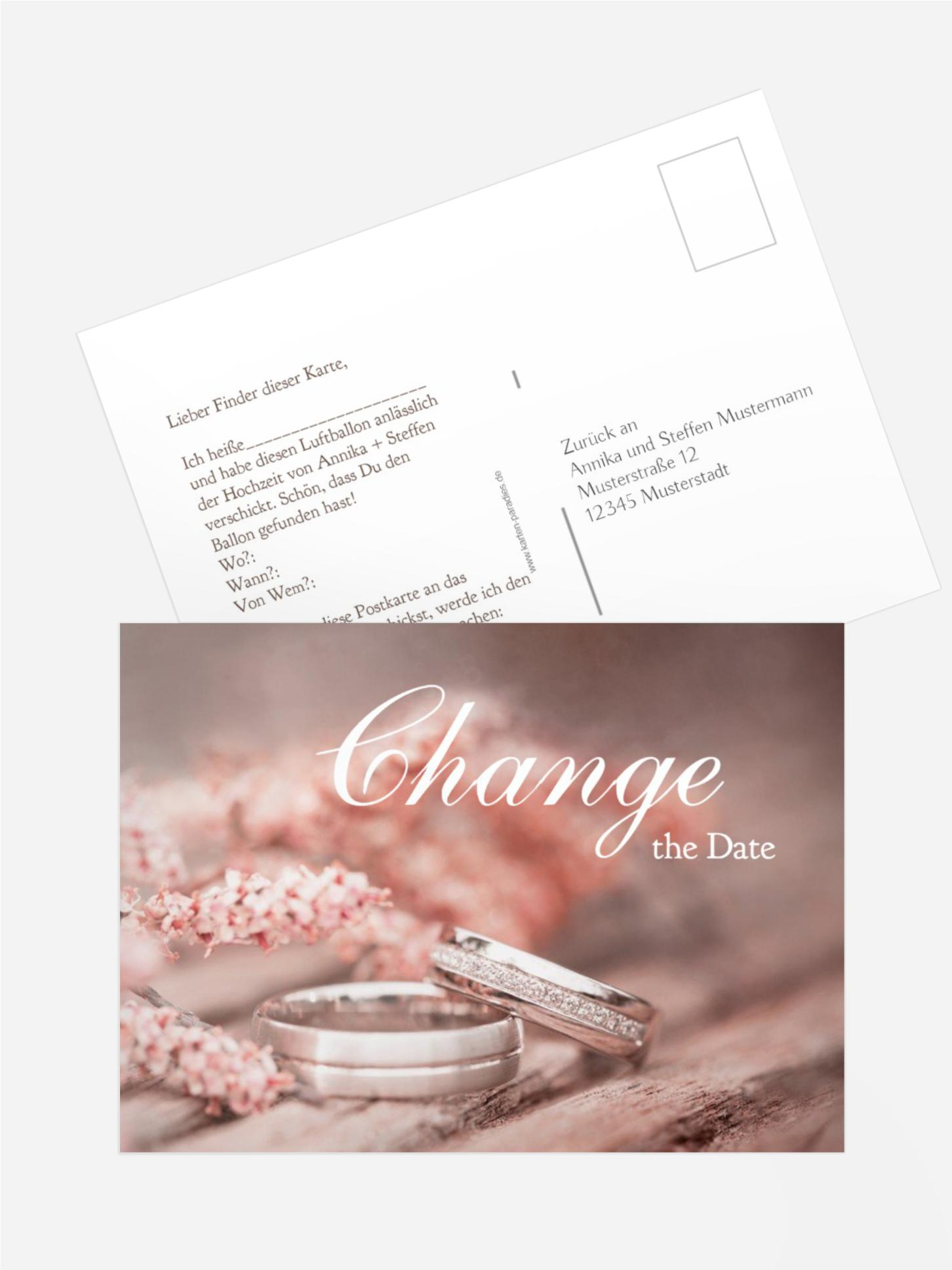 Change the Date Ringe