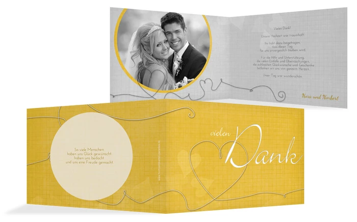 Dankeskarte ewiges Band