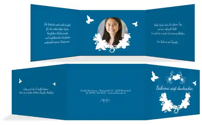 Kommunion Danke Vogel