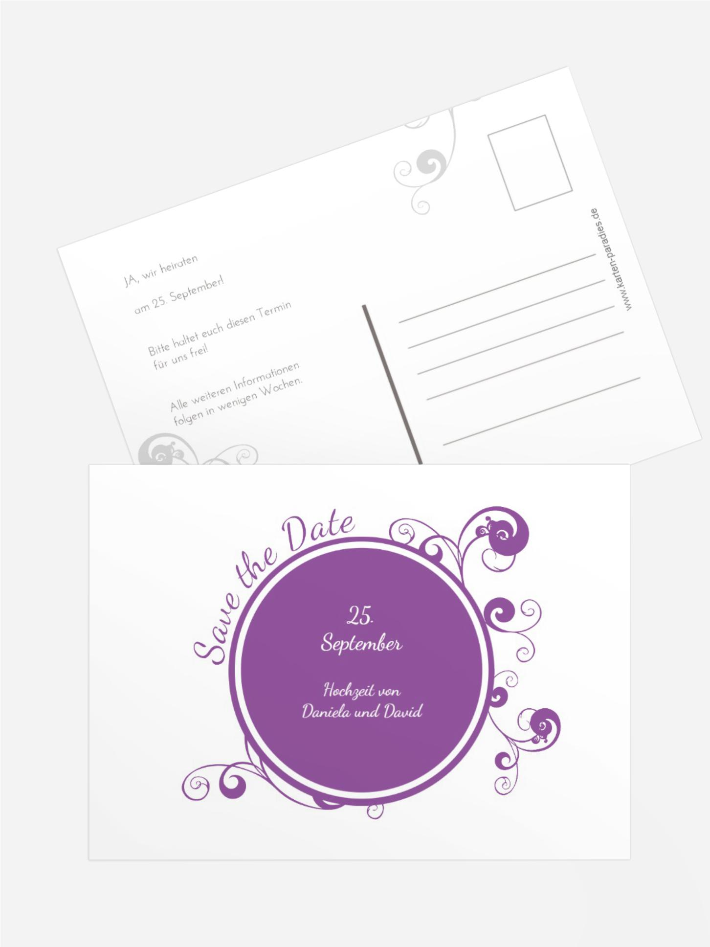 Save the Date Squiggle Chubby