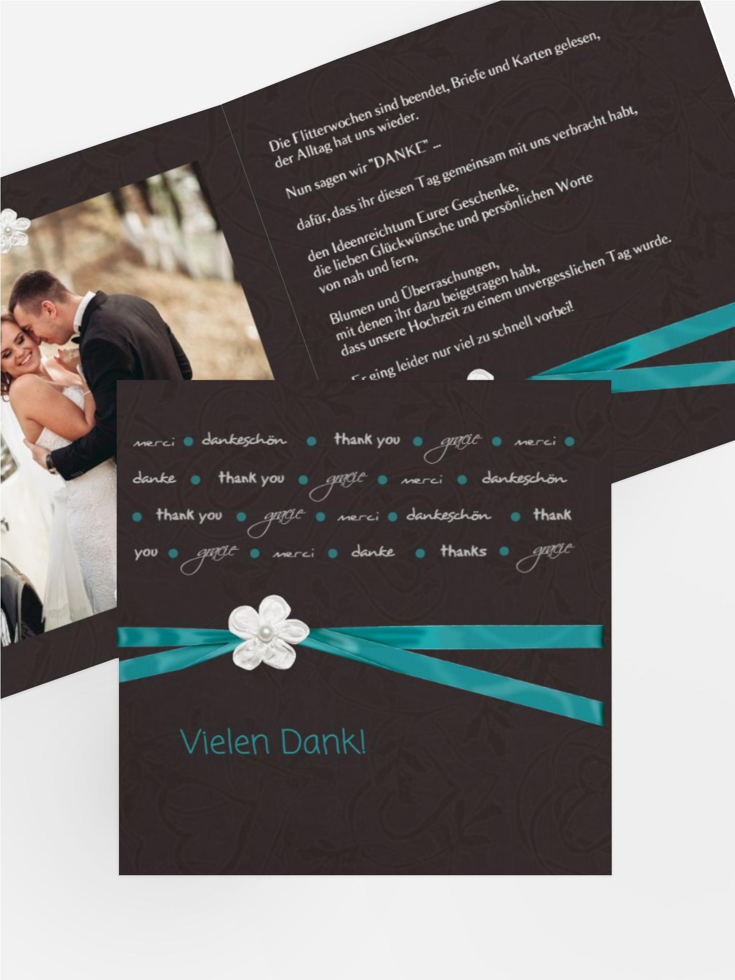 Dankeskarte sanfte Blüte