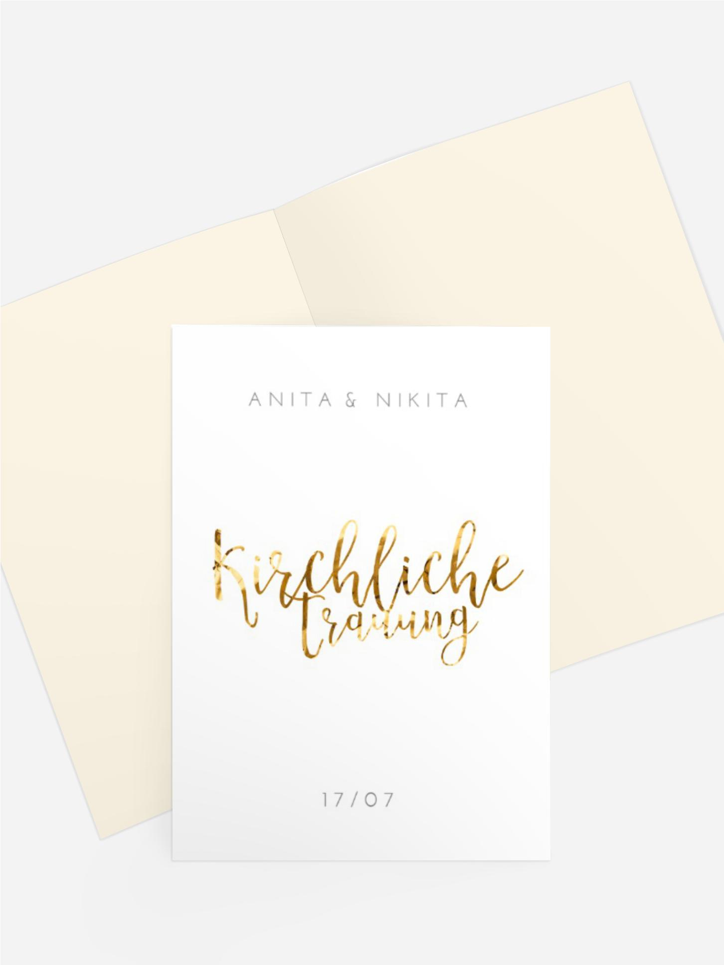 Kirchenheft Gemeinsam aufgeteilt