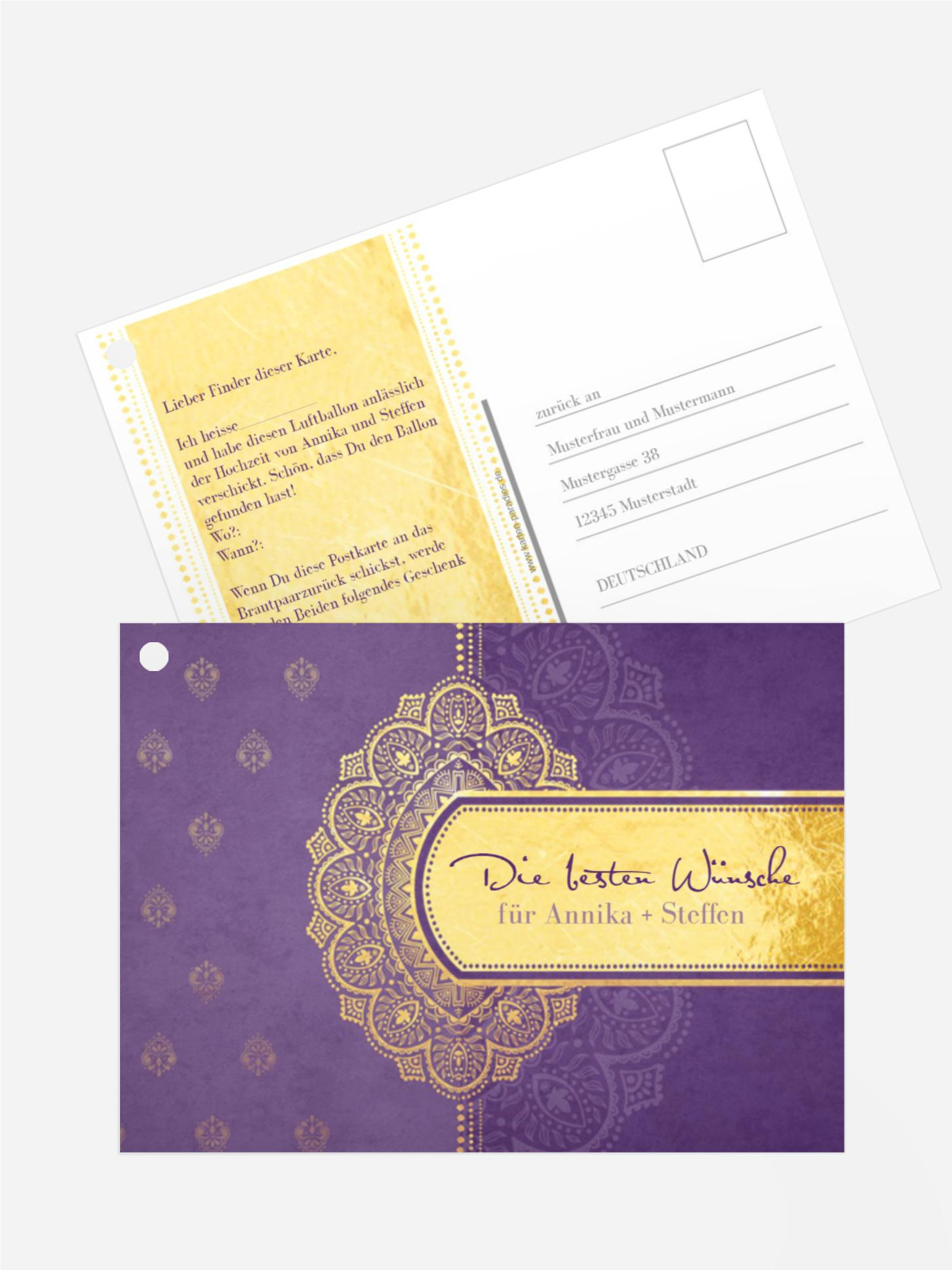 Ballonkartekarte Mumbai