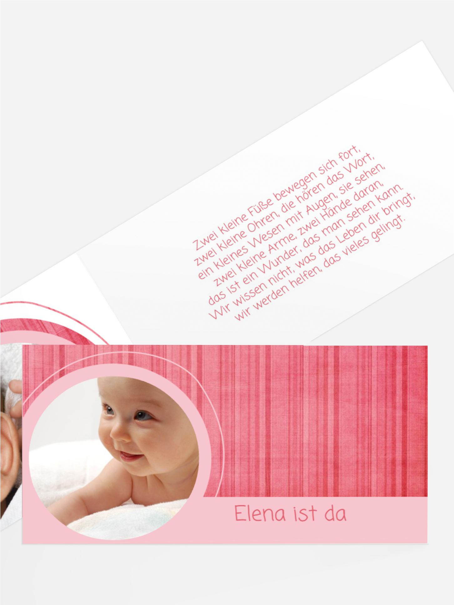 Geburtskarte Wollknäuel