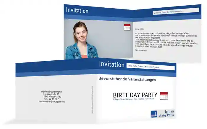 Geburtstagseinladung Gefällt mir! Foto