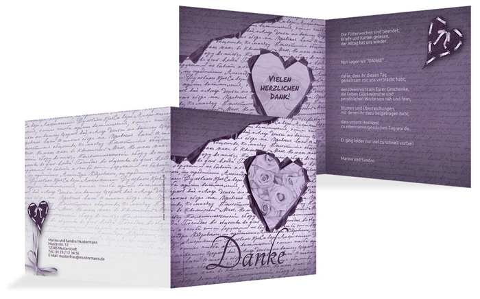 Dankeskarte Herzensgedicht 2