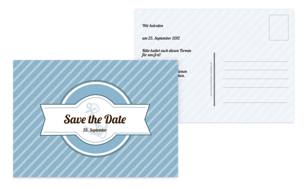 Save the Date Leuchtturm