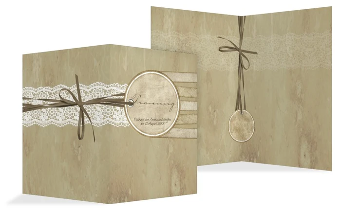 Kirchenheft Umschlag Vintage Lace