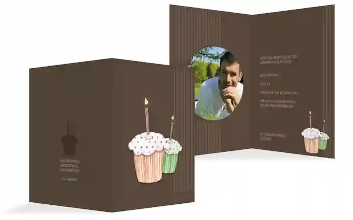 Geburtstagseinladung Muffintime Foto