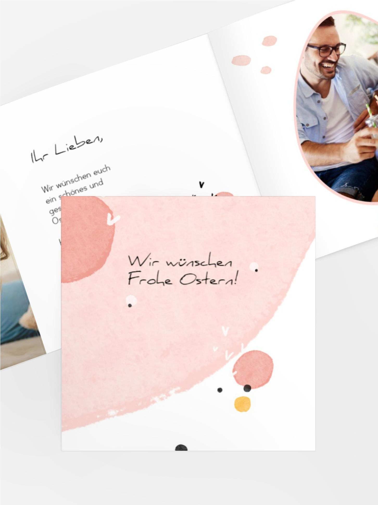 Osterkarte Oster Konstellation