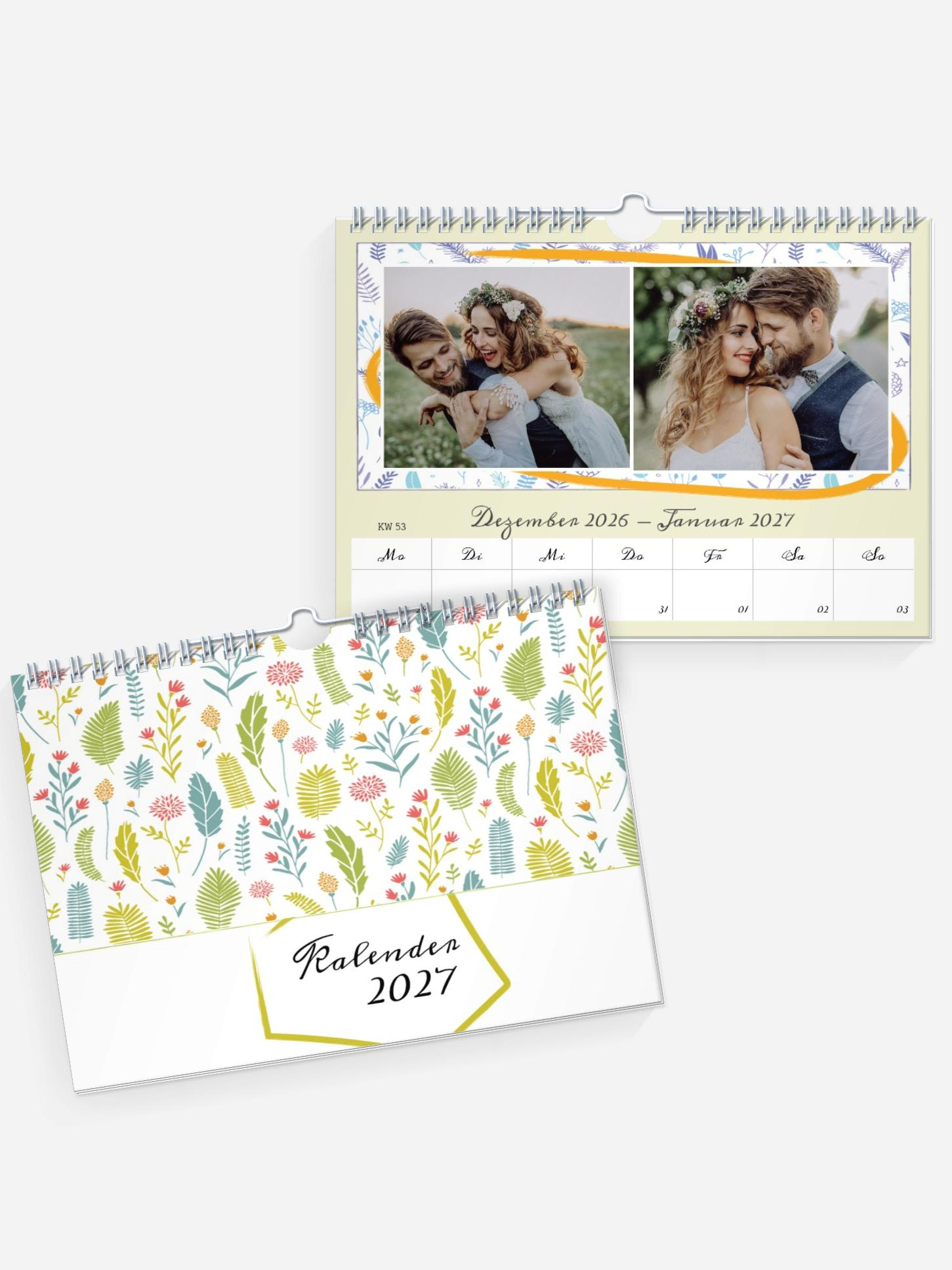 Wochen-Wandkalender Blumenfest