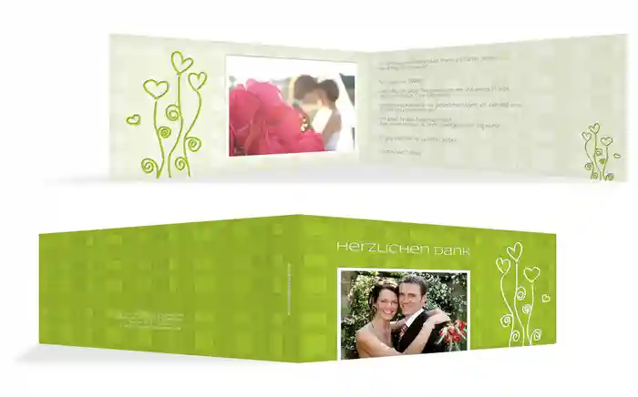 Danksagungskarte Liebestraum