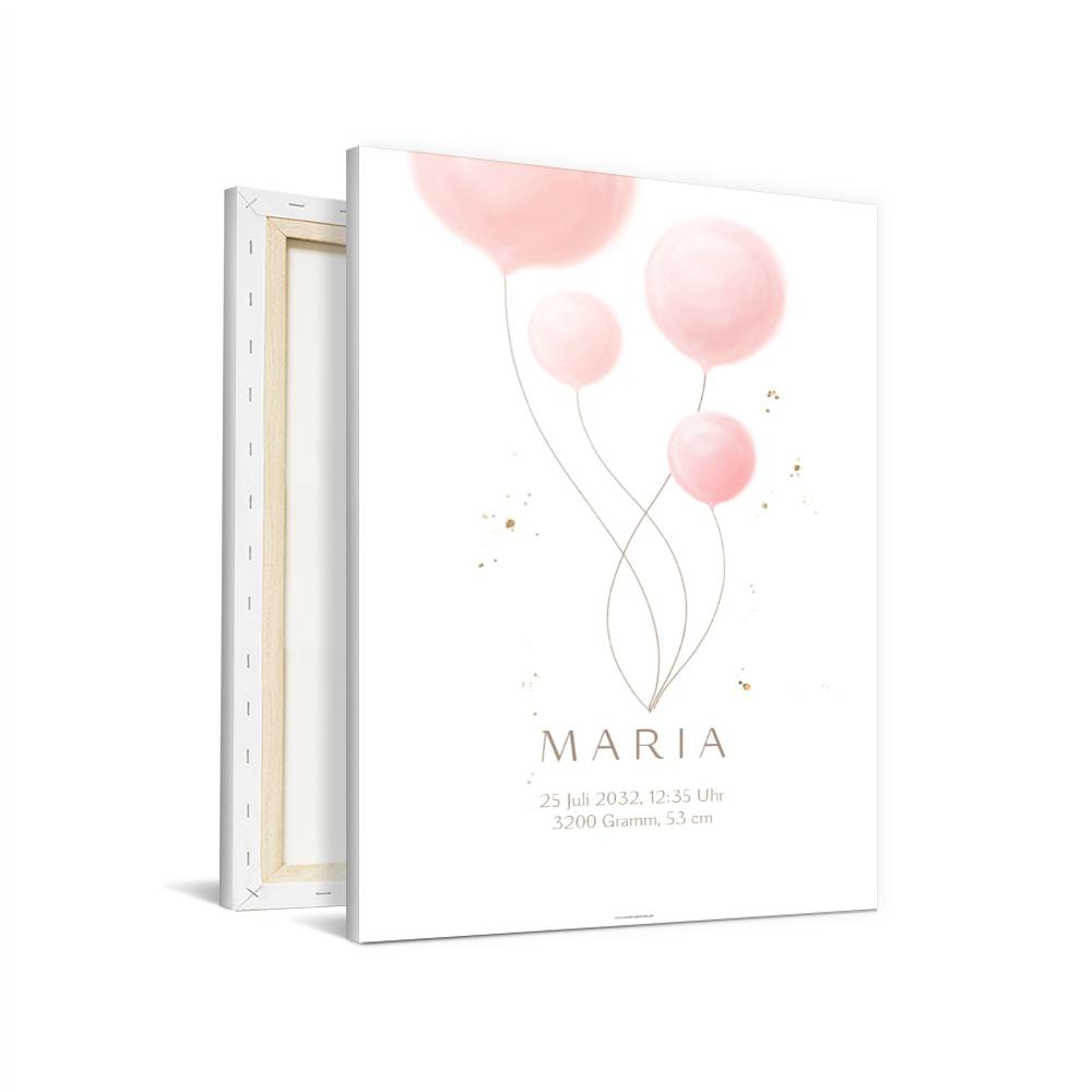 Wandbilder Baby Fliegende Luftballons