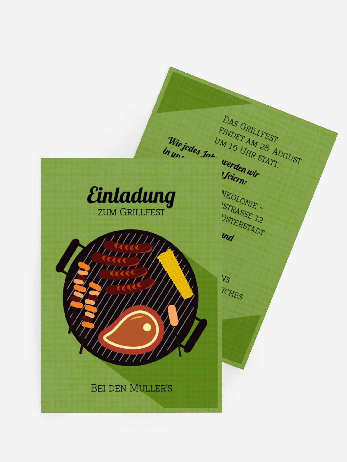 Einladung zum Sommerfest Grillsaison