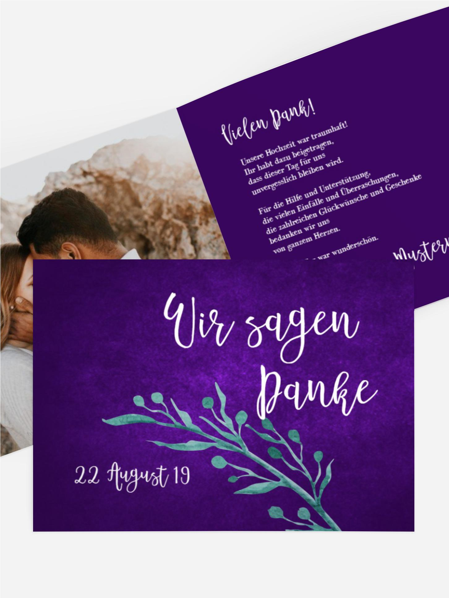 Dankeskarte Sommernachtstraum Dankeskarte Sommernachtstraum