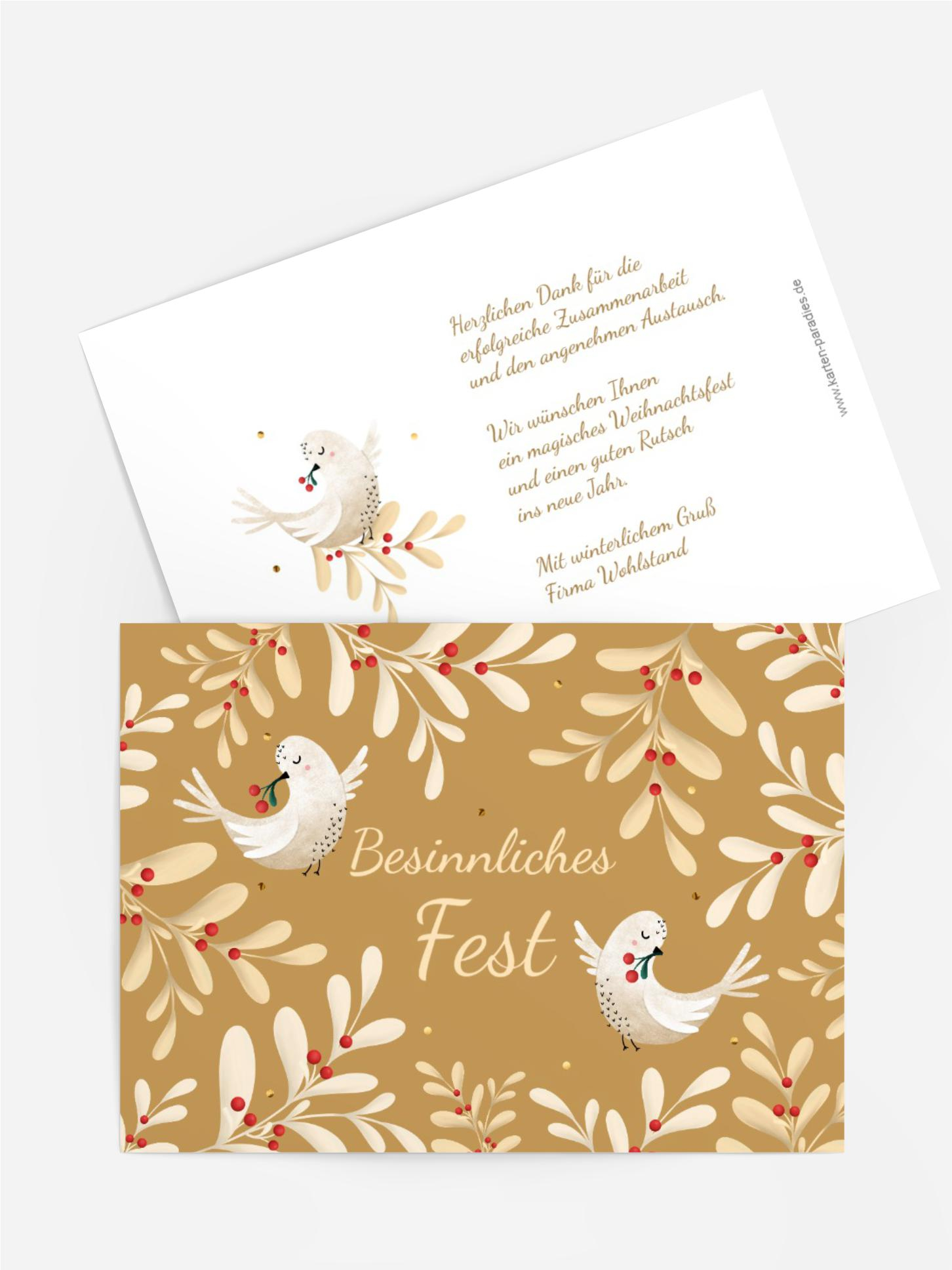 Weihnachtstäubchen